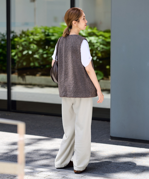 FRAMeWORK（フレームワーク）の「CHAMPION/チャンピオン 別注10OZ スウェットパンツ（スウェットパンツ・レディース・アイボリー/ホワイト系その他/スミクロ・SMALL/MEDIUM）」の14枚目の写真