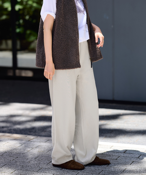 FRAMeWORK（フレームワーク）の「CHAMPION/チャンピオン 別注10OZ スウェットパンツ（スウェットパンツ・レディース・アイボリー/ホワイト系その他/スミクロ・SMALL/MEDIUM）」の17枚目の写真