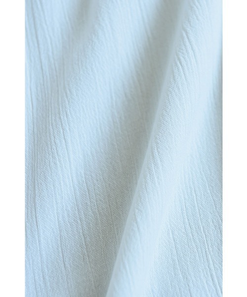 marjour(マージュール)の「AIRY CREPE OPEN TUNIC(シャツ/ブラウス・レディース・ブラック/オフホワイト・M)」の9枚目の写真