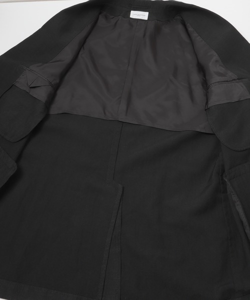 URBAN RESEARCH(アーバンリサーチ)の「new basic WOOL LINEN DOUBLE JACKET(テーラードジャケット・メンズ・ブラック・MEDIUM/LARGE)」の9枚目の写真