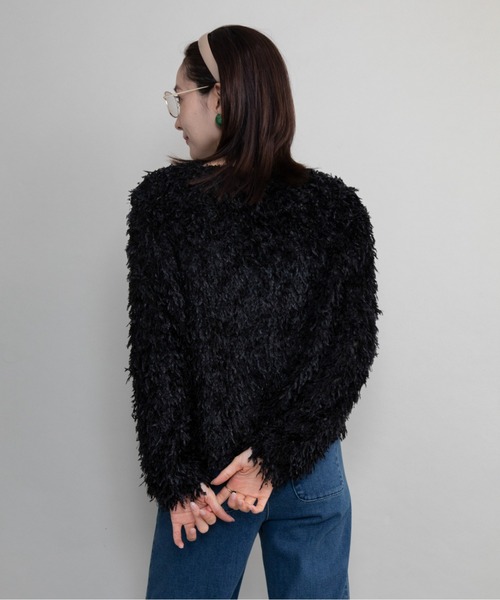 lodie(ロディ)の「ファンシーニット プルオーバー(ニット/セーター・レディース・ブラック/パープル/オレンジ/ベージュ・FREE)」の21枚目の写真