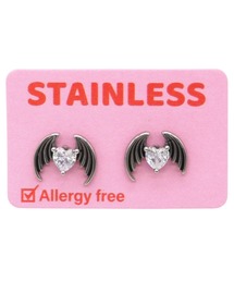 gargle ガーグル:STAINLESS ステンレスシリーズ ハートデビル こうもり バットマン ピアス