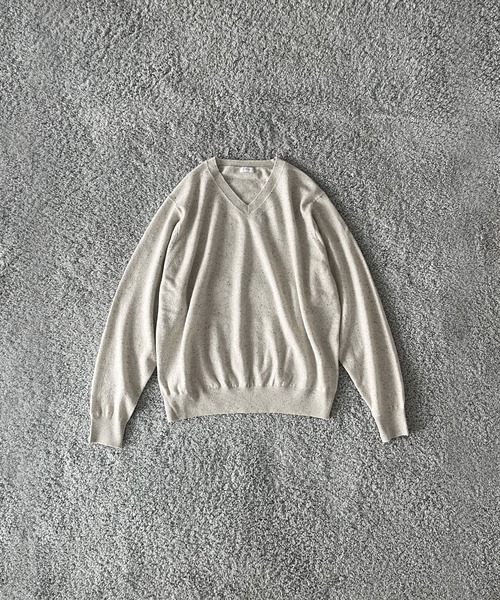crepuscule(クレプスキュール)の「crepuscule L/s v neck(ニット/セーター・メンズ・ホワイト・2/1)」の2枚目の写真