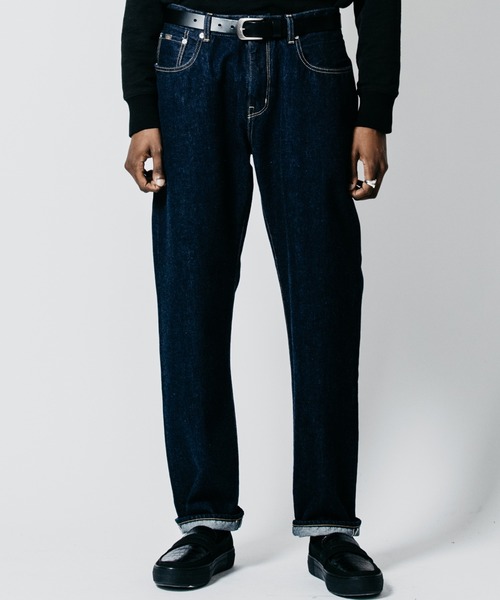 CRIMIE(クライミー)の「BORN FREE TAPERED AUTHENTIC SELVEDGE ONE WASH JEANS - INDIGO MADE IN JAPAN(デニムパンツ・メンズ・インディゴブルー・XXL/XL/L/M/S)」の8枚目の写真