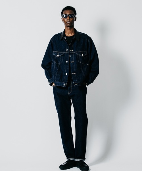 CRIMIE(クライミー)の「BORN FREE TAPERED AUTHENTIC SELVEDGE ONE WASH JEANS - INDIGO MADE IN JAPAN(デニムパンツ・メンズ・インディゴブルー・XXL/XL/L/M/S)」の13枚目の写真