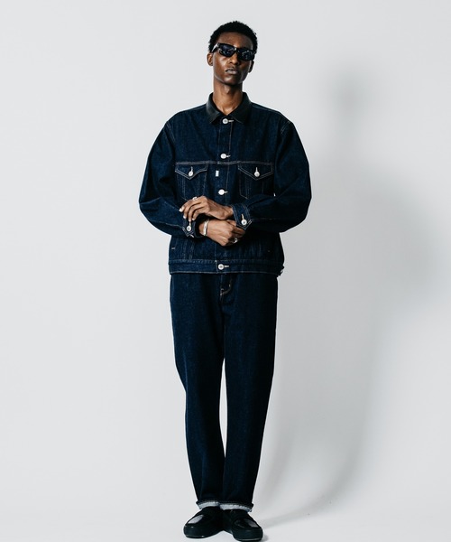 CRIMIE(クライミー)の「BORN FREE TAPERED AUTHENTIC SELVEDGE ONE WASH JEANS - INDIGO MADE IN JAPAN(デニムパンツ・メンズ・インディゴブルー・XXL/XL/L/M/S)」の14枚目の写真