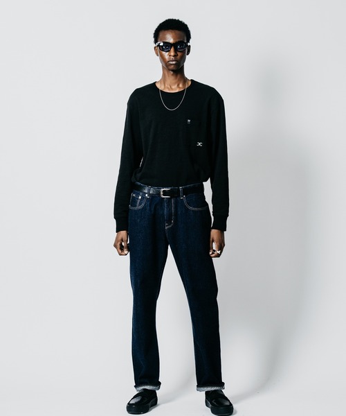 CRIMIE(クライミー)の「BORN FREE TAPERED AUTHENTIC SELVEDGE ONE WASH JEANS - INDIGO MADE IN JAPAN(デニムパンツ・メンズ・インディゴブルー・XXL/XL/L/M/S)」の11枚目の写真