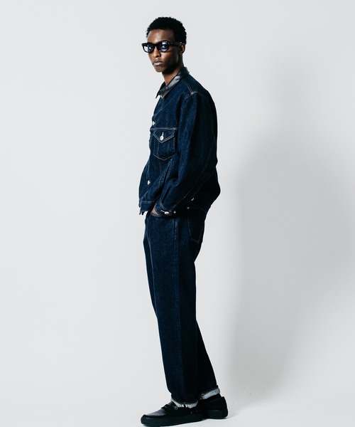 CRIMIE(クライミー)の「BORN FREE TAPERED AUTHENTIC SELVEDGE ONE WASH JEANS - INDIGO MADE IN JAPAN(デニムパンツ・メンズ・インディゴブルー・XXL/XL/L/M/S)」の15枚目の写真