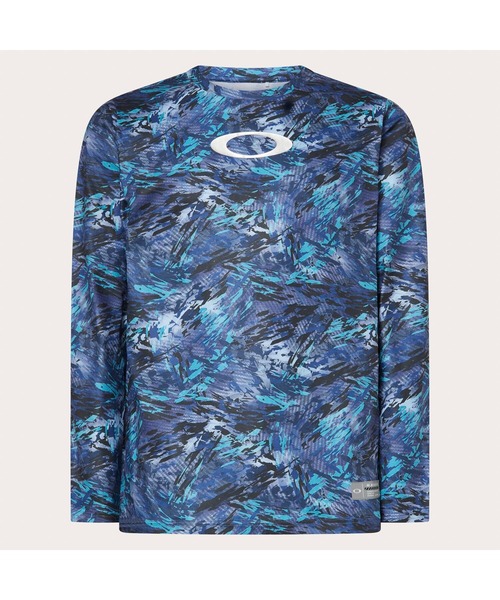 OAKLEY(オークリー)の「オークリー STRIKING QD LS GRAPHIC TEE 8.0/Tシャツ/トレーニング/ベースボール/メンズ/OAKLEY(Tシャツ/カットソー・メンズ・ブルー系その他・S/M/L)」の7枚目の写真