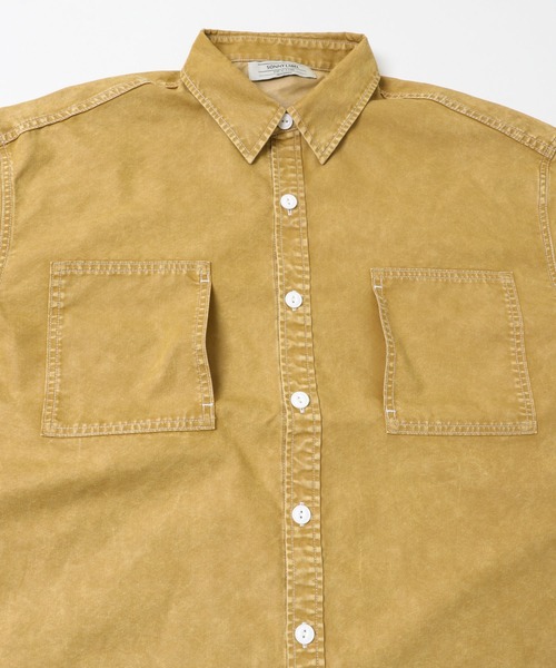URBAN RESEARCH Sonny Label(アーバンリサーチサニーレーベル)の「バイオウォッシュワークシャツ(シャツ/ブラウス・メンズ・チャコールグレー/ピンク/ベージュ・MEDIUM/LARGE)」の12枚目の写真
