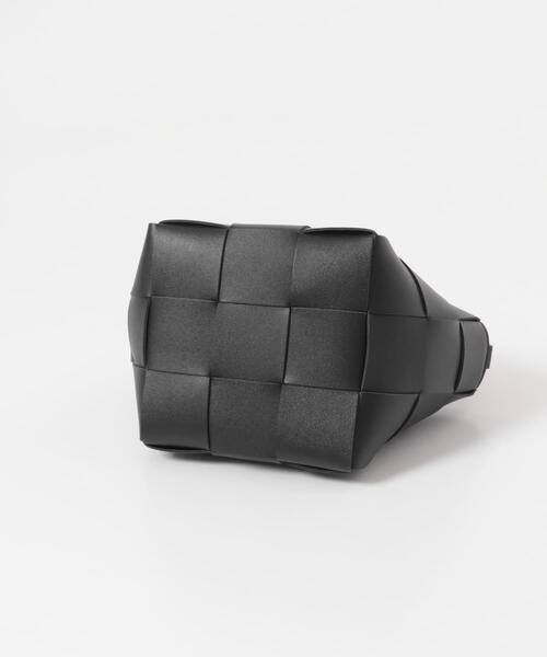 URBAN RESEARCH DOORS(アーバンリサーチドアーズ)の「編み込み2WAYバッグ | ミニバッグ/ハンドバッグ/ショルダーバッグ/(ハンドバッグ・レディース・ベージュ/ブラック・-)」の7枚目の写真