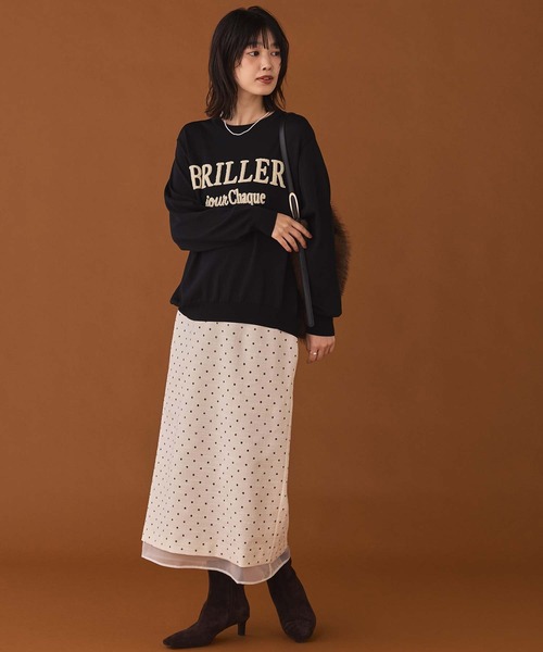 Gready Brilliant(グレディブリリアン)の「ドットツイードタイト(スカート・レディース・ブラック×ホワイト/ホワイト×ブラック・38)」の15枚目の写真