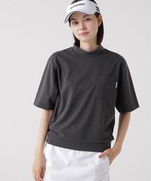Jack Bunny!!（ジャックバニー）の「タックリバー半袖モックネックカットソー（Tシャツ/カットソー）」