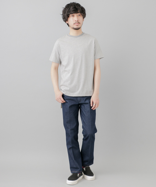 URBAN RESEARCH（アーバンリサーチ）の「UR イニシャルラフィーショートスリーブTシャツ（Tシャツ/カットソー・メンズ・グレー/ブラック/ホワイト・MEDIUM/LARGE）」の14枚目の写真