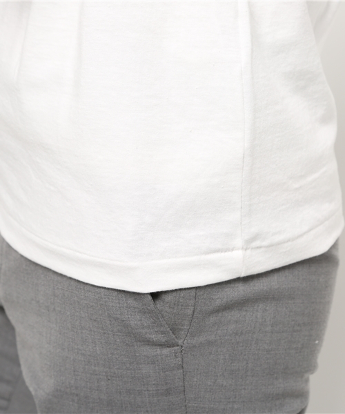 URBAN RESEARCH（アーバンリサーチ）の「UR イニシャルラフィーショートスリーブTシャツ（Tシャツ/カットソー・メンズ・グレー/ブラック/ホワイト・MEDIUM/LARGE）」の8枚目の写真