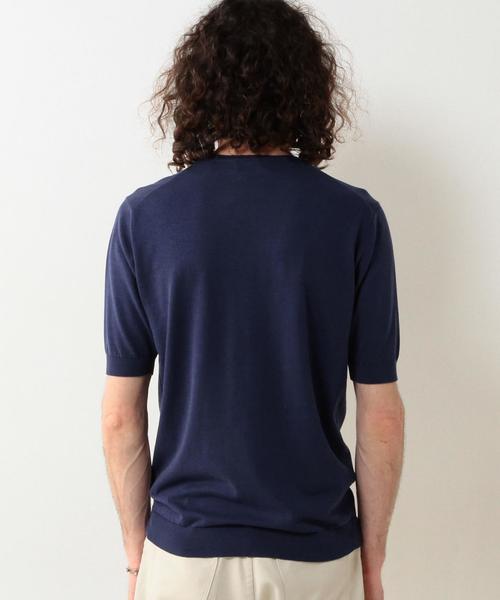 UNITED ARROWS（ユナイテッドアローズ）の「UAS ニット Tシャツ◆（ニット/セーター・メンズ・ネイビー/ロイヤルブルー/ホワイト・LARGE/MEDIUM/X-SMALL/SMALL/XX-LARGE/X-LARGE）」の14枚目の写真