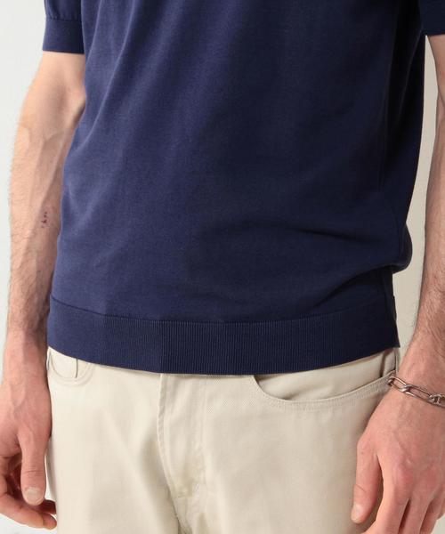 UNITED ARROWS（ユナイテッドアローズ）の「UAS ニット Tシャツ◆（ニット/セーター・メンズ・ネイビー/ロイヤルブルー/ホワイト・LARGE/MEDIUM/X-SMALL/SMALL/XX-LARGE/X-LARGE）」の8枚目の写真