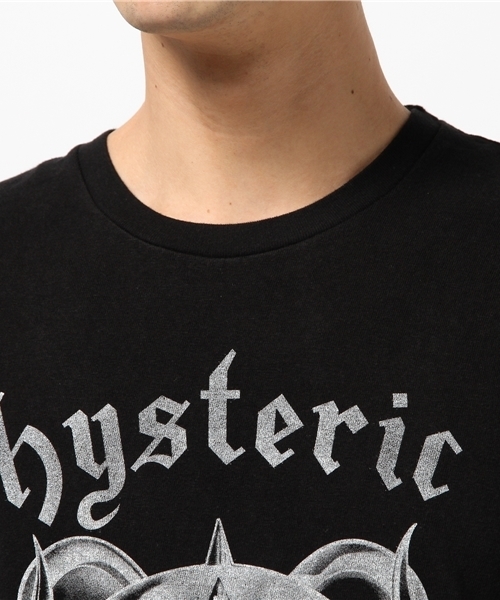 HYSTERIC GLAMOUR（ヒステリックグラマー）の「BEAR HEAD pt T-SH（Tシャツ/カットソー・メンズ・ブラック・LARGE/MEDIUM/X-LARGE/SMALL）」の5枚目の写真