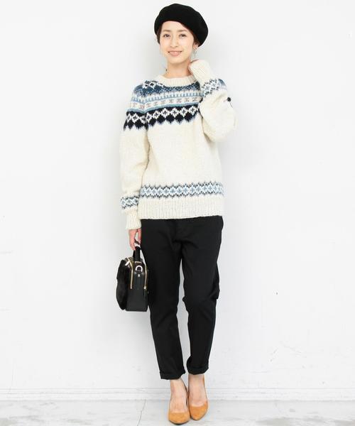 BEAUTY&YOUTH UNITED ARROWS（ビューティーアンドユースユナイテッドアローズ）の「【WEB限定】by ※∴チノテーパード9分丈パンツ◆（チノパンツ・レディース・ブラウン/ベージュ/オリーブ/ネイビー・SMALL/MEDIUM/LARGE）」の9枚目の写真