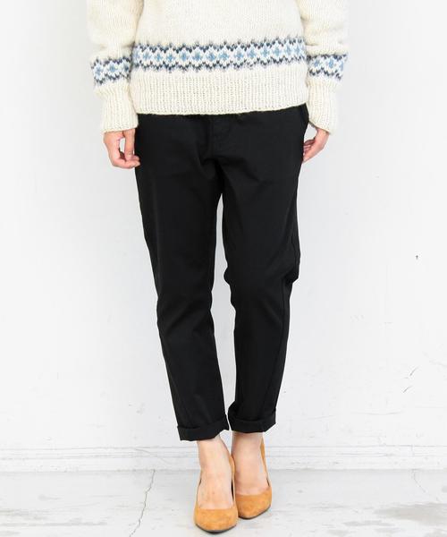 BEAUTY&YOUTH UNITED ARROWS（ビューティーアンドユースユナイテッドアローズ）の「【WEB限定】by ※∴チノテーパード9分丈パンツ◆（チノパンツ・レディース・ブラウン/ベージュ/オリーブ/ネイビー・SMALL/MEDIUM/LARGE）」の10枚目の写真