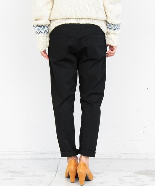 BEAUTY&YOUTH UNITED ARROWS（ビューティーアンドユースユナイテッドアローズ）の「【WEB限定】by ※∴チノテーパード9分丈パンツ◆（チノパンツ・レディース・ブラウン/ベージュ/オリーブ/ネイビー・SMALL/MEDIUM/LARGE）」の12枚目の写真