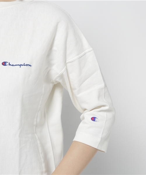Champion(チャンピオン)の「チャンピオン RW3/4SLEEVE(Tシャツ/カットソー・レディース・ネイビー/オフホワイト/グレー・MEDIUM)」の8枚目の写真