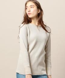 AMERICANA | ＜Americana（アメリカーナ）＞ビッグワッフル プルオーバー(Tシャツ/カットソー)