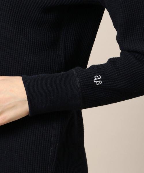 AMERICANA（アメリカーナ）の「＜Americana（アメリカーナ）＞ビッグワッフル プルオーバー：（Tシャツ/カットソー・レディース・グレー/ナチュラル/ネイビー・MEDIUM）」の10枚目の写真