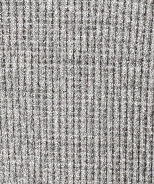 AMERICANA（アメリカーナ）の「＜Americana（アメリカーナ）＞ビッグワッフル プルオーバー：（Tシャツ/カットソー・レディース・グレー/ナチュラル/ネイビー・MEDIUM）」の14枚目の写真