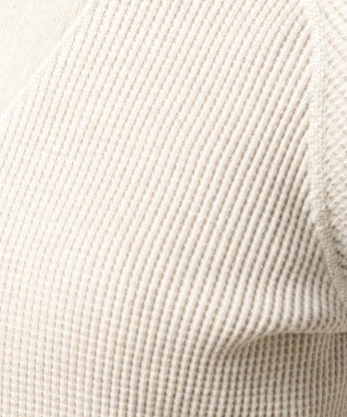 AMERICANA（アメリカーナ）の「＜Americana（アメリカーナ）＞ビッグワッフル プルオーバー：（Tシャツ/カットソー・レディース・グレー/ナチュラル/ネイビー・MEDIUM）」の9枚目の写真