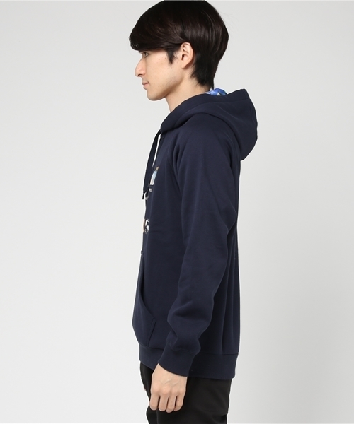 adidas（アディダス）の「オリジナルス パーカー [CATALOGUE TREFOIL HOODIE]（パーカー・メンズ・レッド/ブルー・X-LARGE/X-SMALL/LARGE/SMALL/MEDIUM/XX-LARGE）」の3枚目の写真