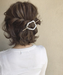 cilsoie | 【Cilsoie】石のマジェステ　（ヘアアクセサリー)(その他ヘアアクセサリー)