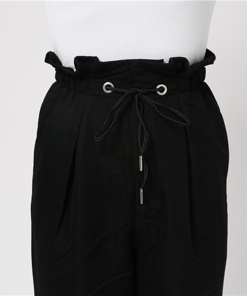 mysty woman（ミスティウーマン）の「ツイルドロストデザインテーパードパンツ（その他パンツ・レディース・ブラック/カーキ/オフホワイト/イエロー・FREE）」の16枚目の写真