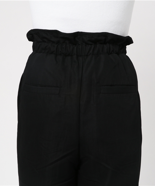 mysty woman（ミスティウーマン）の「ツイルドロストデザインテーパードパンツ（その他パンツ・レディース・ブラック/カーキ/オフホワイト/イエロー・FREE）」の17枚目の写真