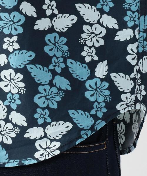 coen（コーエン）の「ダークトロピカルオープンカラーシャツ（シャツ/ブラウス・メンズ・オリーブ/コバルトブルー・MEDIUM/X-LARGE/LARGE/SMALL）」の9枚目の写真