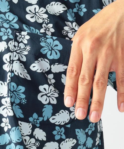 coen（コーエン）の「ダークトロピカルオープンカラーシャツ（シャツ/ブラウス・メンズ・オリーブ/コバルトブルー・MEDIUM/X-LARGE/LARGE/SMALL）」の11枚目の写真