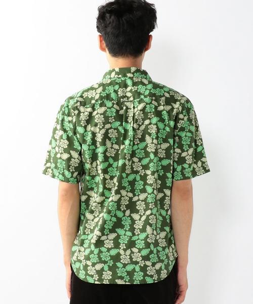 coen（コーエン）の「ダークトロピカルオープンカラーシャツ（シャツ/ブラウス・メンズ・オリーブ/コバルトブルー・MEDIUM/X-LARGE/LARGE/SMALL）」の12枚目の写真