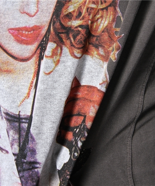HYSTERIC GLAMOUR（ヒステリックグラマー）の「CL／DIRTY BLOND pt プルオーバー（Tシャツ/カットソー・レディース・パープル/グレー/チャコールグレー・FREE）」の8枚目の写真