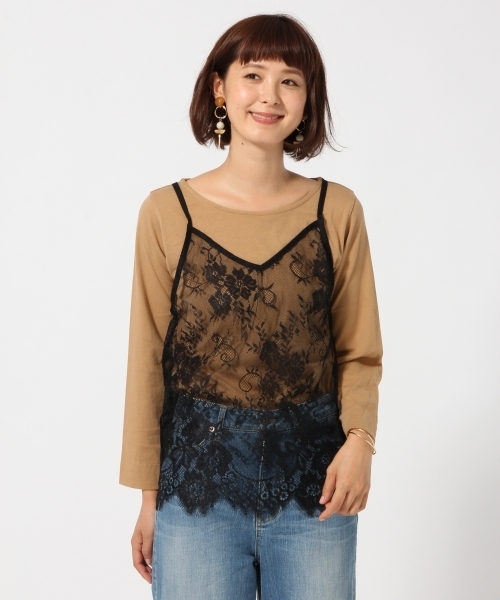GLOBAL WORK(グローバルワーク)の「2SETブラソールレイヤーT/770143(Tシャツ/カットソー・レディース・ホワイト/ホワイト系その他/キャメル/パープル/グレー・LARGE/MEDIUM)」の5枚目の写真
