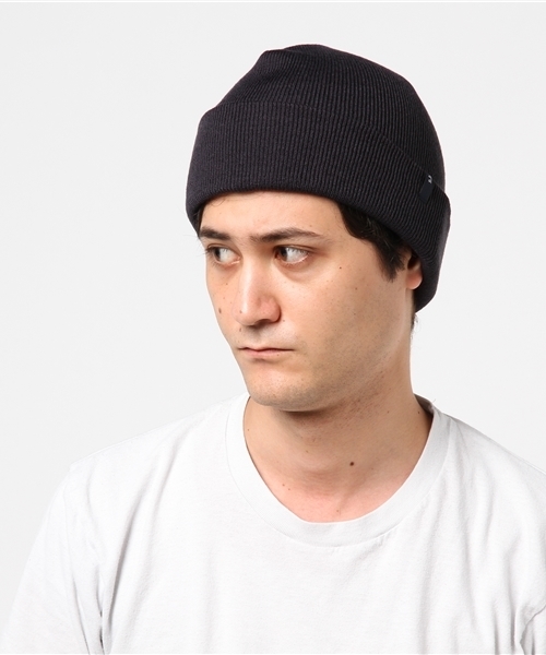 oblekt（オブレクト）の「【oblekt】オブレクトニットキャップ（ニットキャップ/ビーニー・メンズ・ネイビー/ホワイト/ブラック・FREE）」の3枚目の写真