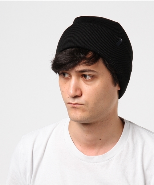 oblekt（オブレクト）の「【oblekt】オブレクトニットキャップ（ニットキャップ/ビーニー・メンズ・ネイビー/ホワイト/ブラック・FREE）」の2枚目の写真