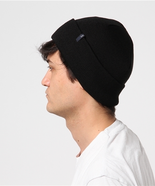 oblekt（オブレクト）の「【oblekt】オブレクトニットキャップ（ニットキャップ/ビーニー・メンズ・ネイビー/ホワイト/ブラック・FREE）」の7枚目の写真