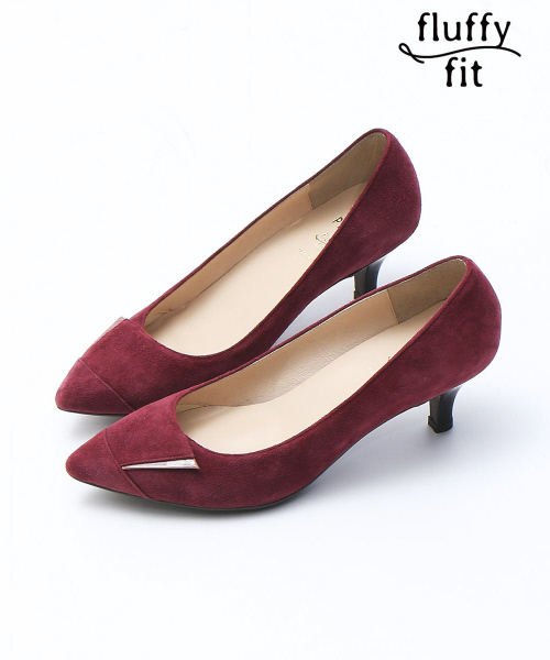 PICHE ABAHOUSE(ピシェ アバハウス)の「fluffy fit5.5cmパンプス(パンプス・レディース・グレー/ボルドー/マスタード/ブラック・34/35/36/37/38/39/40)」の4枚目の写真