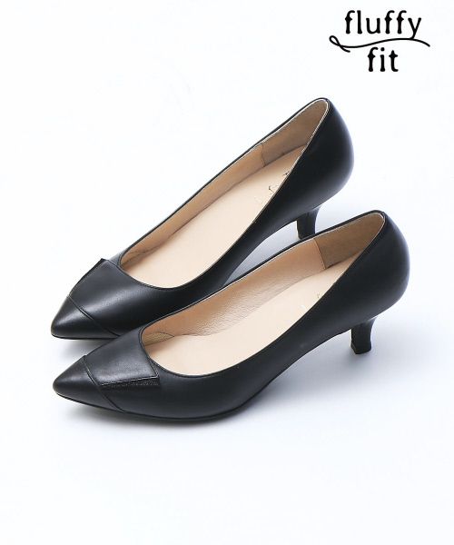PICHE ABAHOUSE(ピシェ アバハウス)の「fluffy fit5.5cmパンプス(パンプス・レディース・グレー/ボルドー/マスタード/ブラック・34/35/36/37/38/39/40)」の2枚目の写真