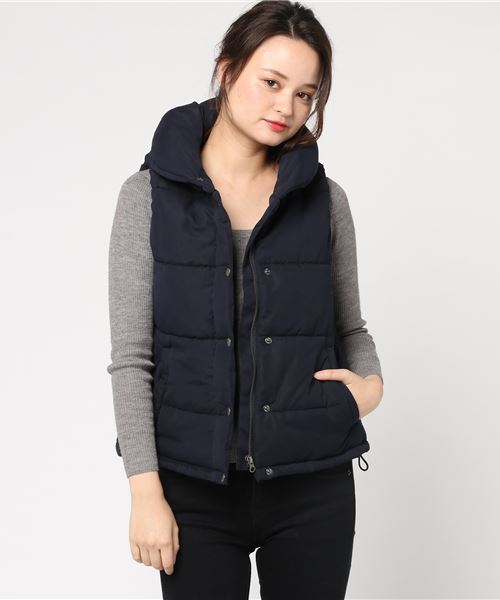 LBC（エルビーシー）の「ピーチ中綿ベスト                （ベスト・レディース・ダークグリーン/ネイビー・MEDIUM/LARGE）」の11枚目の写真