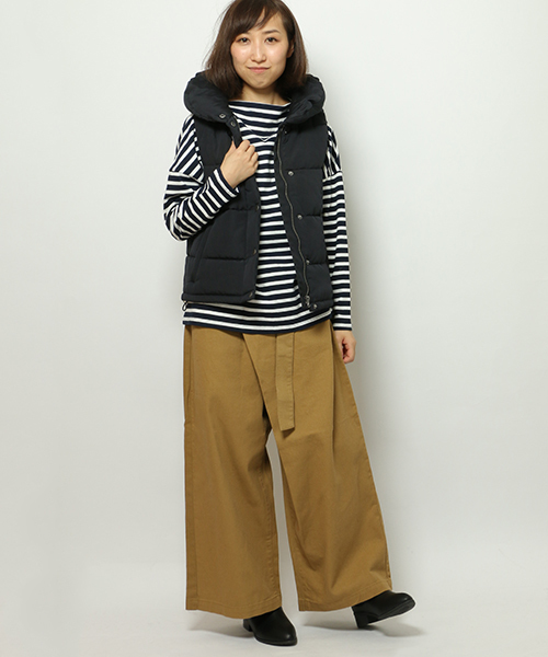 LBC（エルビーシー）の「ピーチ中綿ベスト                （ベスト・レディース・ダークグリーン/ネイビー・MEDIUM/LARGE）」の12枚目の写真