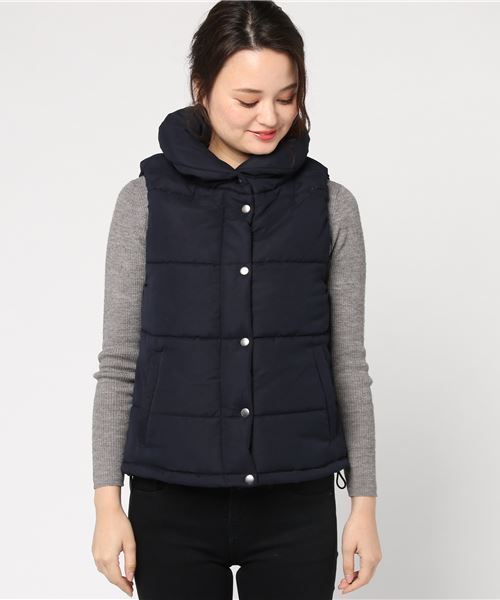 LBC（エルビーシー）の「ピーチ中綿ベスト                （ベスト・レディース・ダークグリーン/ネイビー・MEDIUM/LARGE）」の10枚目の写真