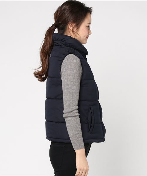 LBC（エルビーシー）の「ピーチ中綿ベスト                （ベスト・レディース・ダークグリーン/ネイビー・MEDIUM/LARGE）」の9枚目の写真