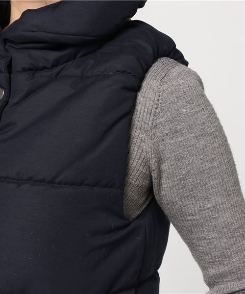 LBC（エルビーシー）の「ピーチ中綿ベスト                （ベスト・レディース・ダークグリーン/ネイビー・MEDIUM/LARGE）」の3枚目の写真