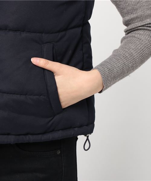 LBC（エルビーシー）の「ピーチ中綿ベスト                （ベスト・レディース・ダークグリーン/ネイビー・MEDIUM/LARGE）」の6枚目の写真